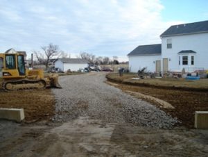 Excavation work - Driveway by J Miller Excavating, Inc.